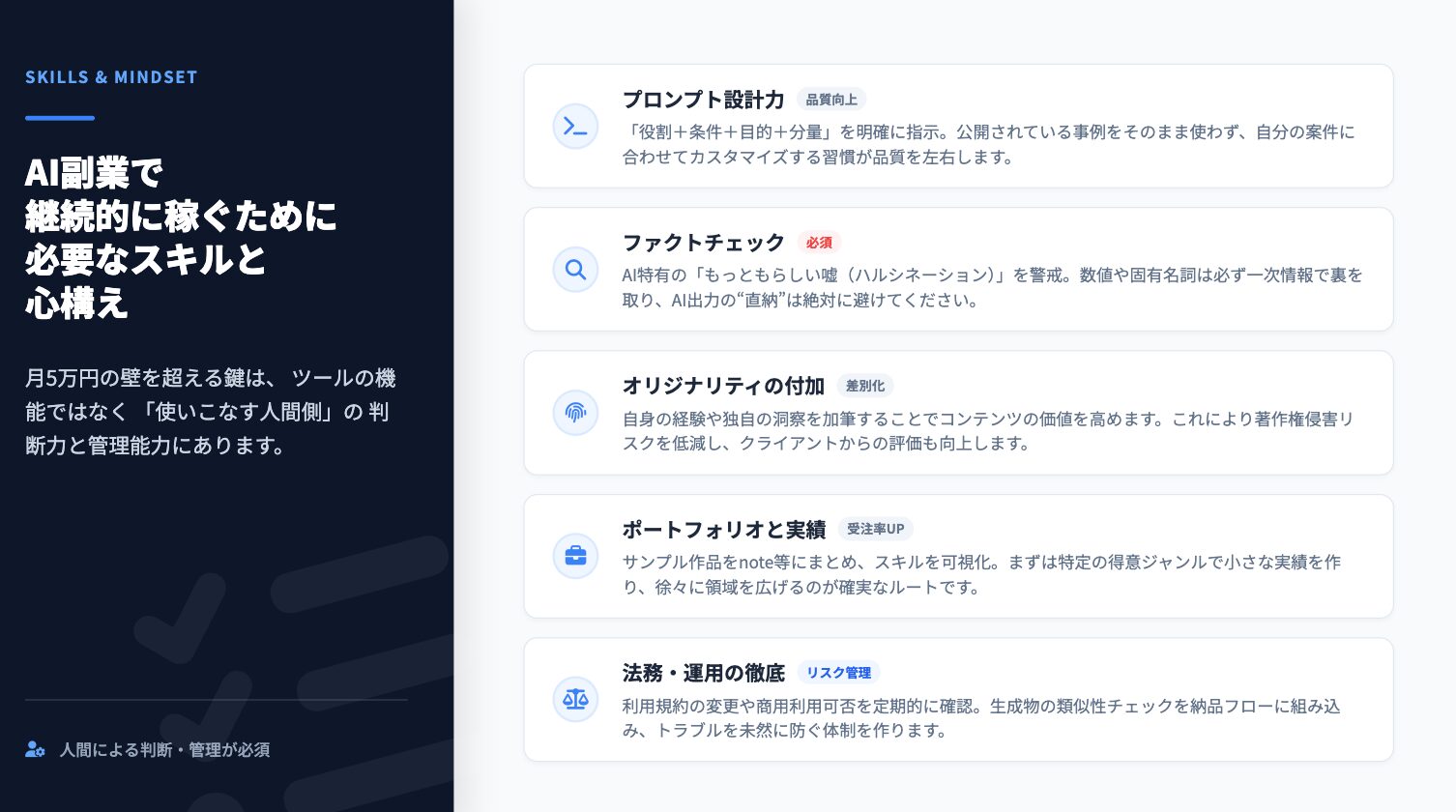 AI副業と著作権リスク